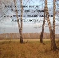 «Осень», анализ стихотворения Николая Карамзина